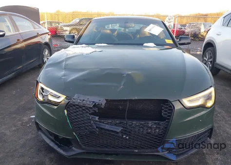 2013 Audi S5 3.0T Premium Plus z USA, uszkodzony, nr VIN WAUVGAFRXDA000680